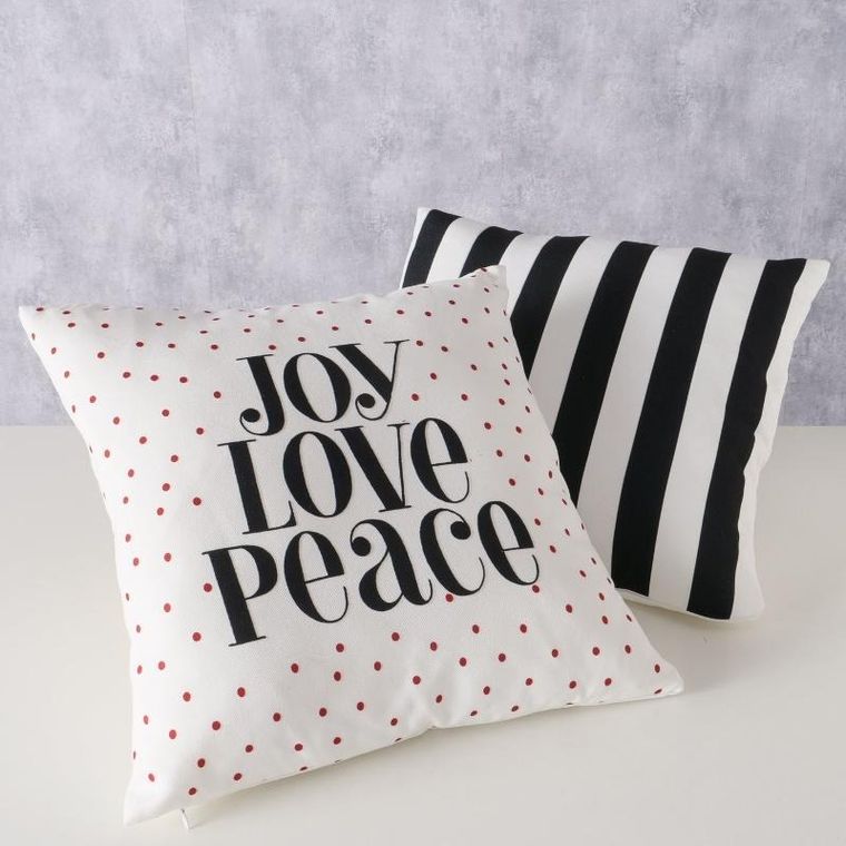 Boltze Home, poduszka dekoracyjna ze ściąganą poszewką, zamek, Soho