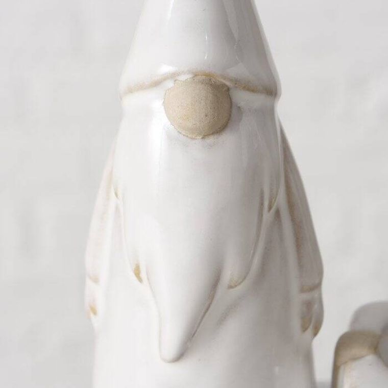 Boltze Home, Slavko, świecznik z gnomem na pojedynczą świecę, 11 cm