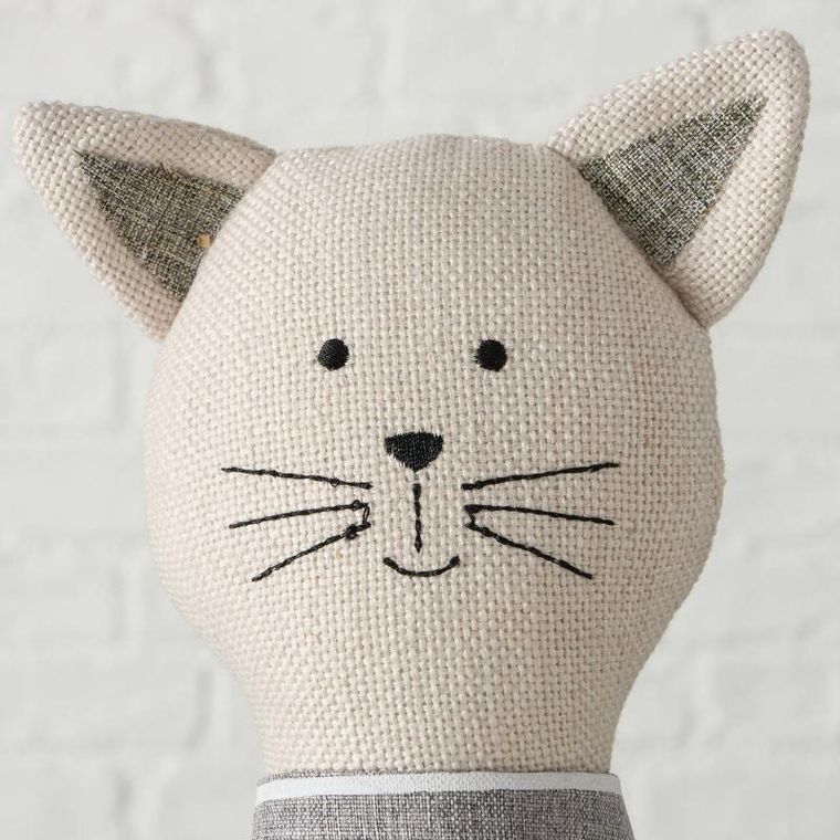 Boltze Home, stoper do drzwi Minka, kształt kota, 32-11-18 cm