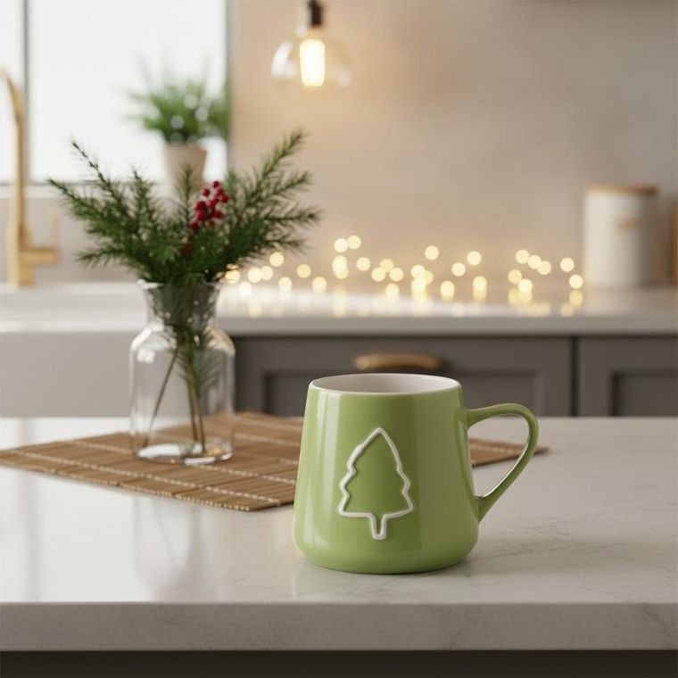 Boltze Home, Sublim, kubek, ręcznie malowany, 340 ml