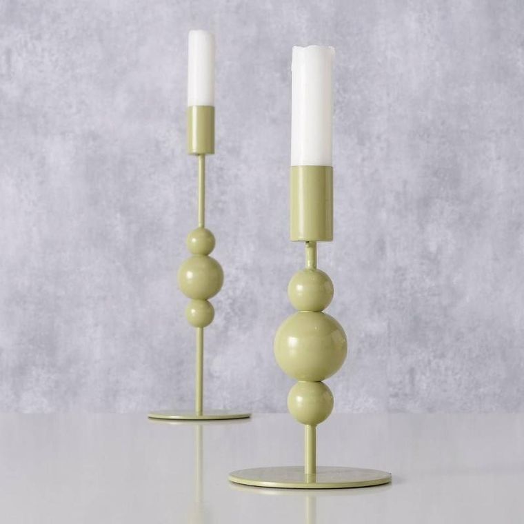 Boltze Home, świecznik metalowy Akesha, 2 szt.