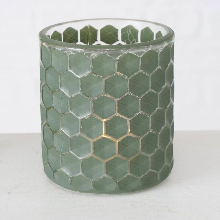 Boltze Home, świecznik mozaika, Dustin, Ø 8 cm