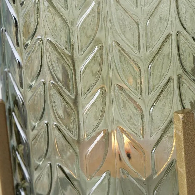 Boltze Home, świecznik na tealighty, Bolito, zielone szkło, Ø 8 cm