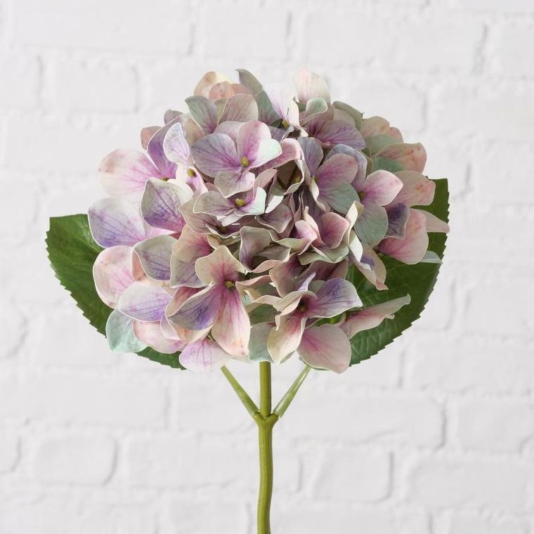 Boltze Home, sztuczna hortensja na łodydze, 46 cm
