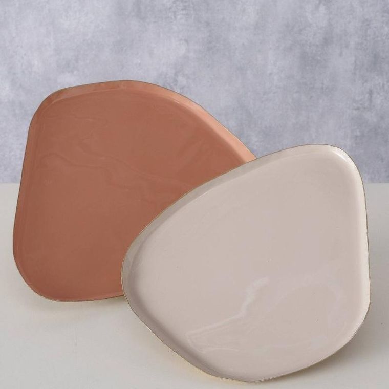 Boltze Home, taca dekoracyjna kolorowe, Soofty, 2 szt.