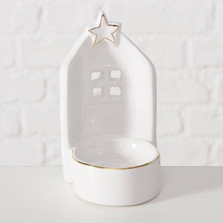 Boltze Home, Ville, ceramiczny świecznik na tealight