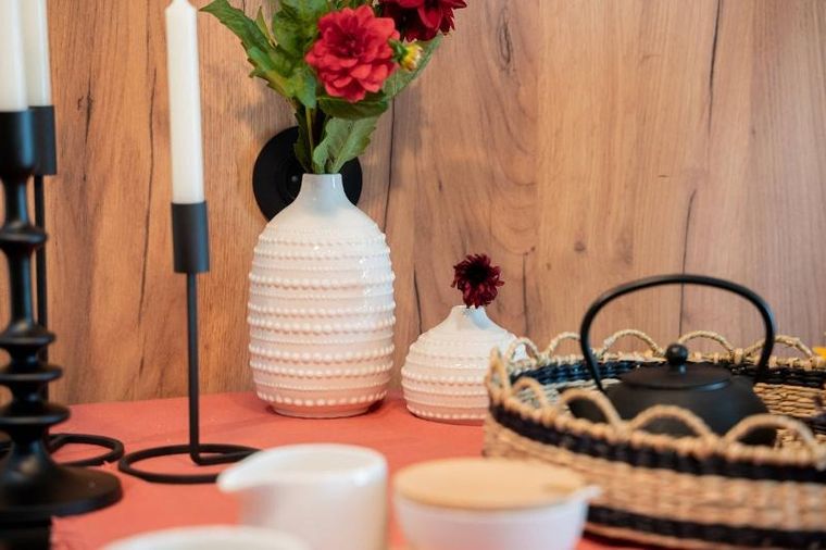 Boltze Home, wazon dekoracyjny, Meruna, porcelanowy, 3 szt.