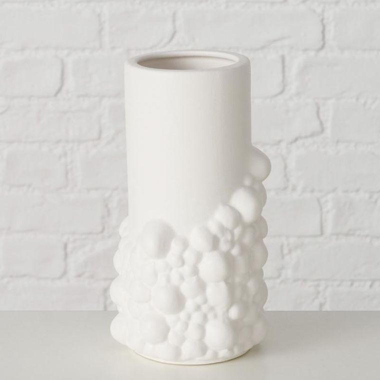 Boltze, matowy wazon gliniany, Bule, 20,3 cm