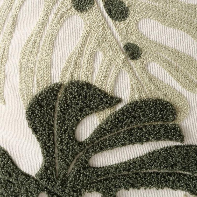 Boltze, ozdobna poduszka z monsterą dubia, 45-45 cm