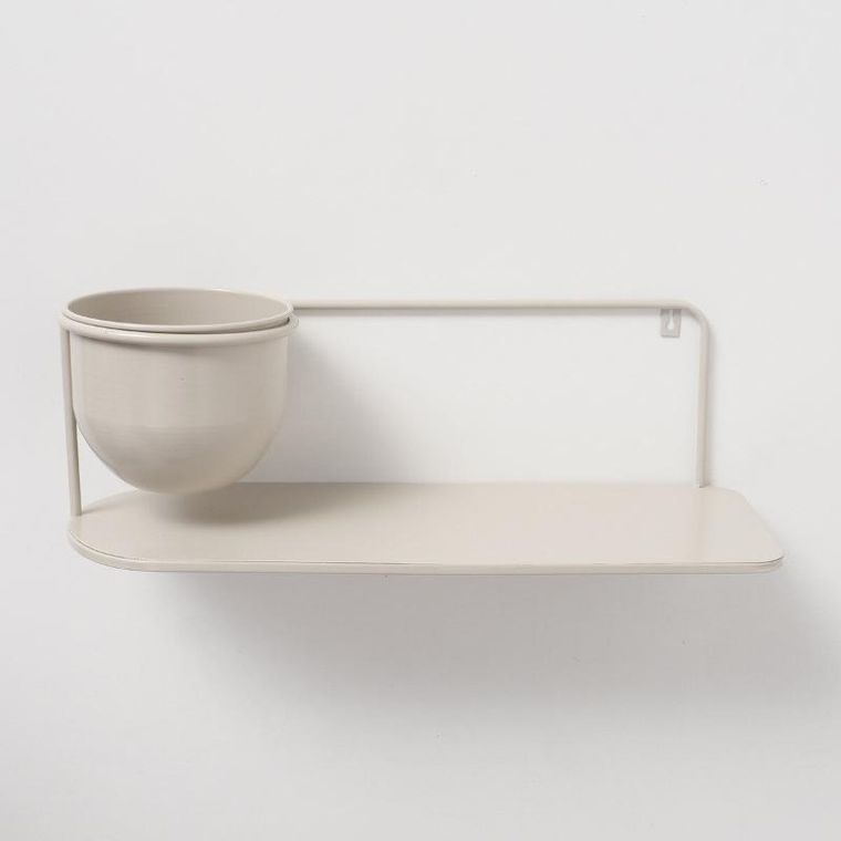 Boltze, Pluto, metalowa półka, osłonka na roślinę, 55-18 cm