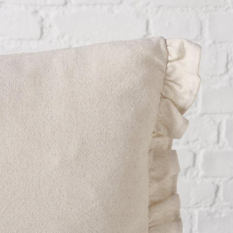 Boltze, poduszka ozdobna z falbanką, Padi, 43-43 cm