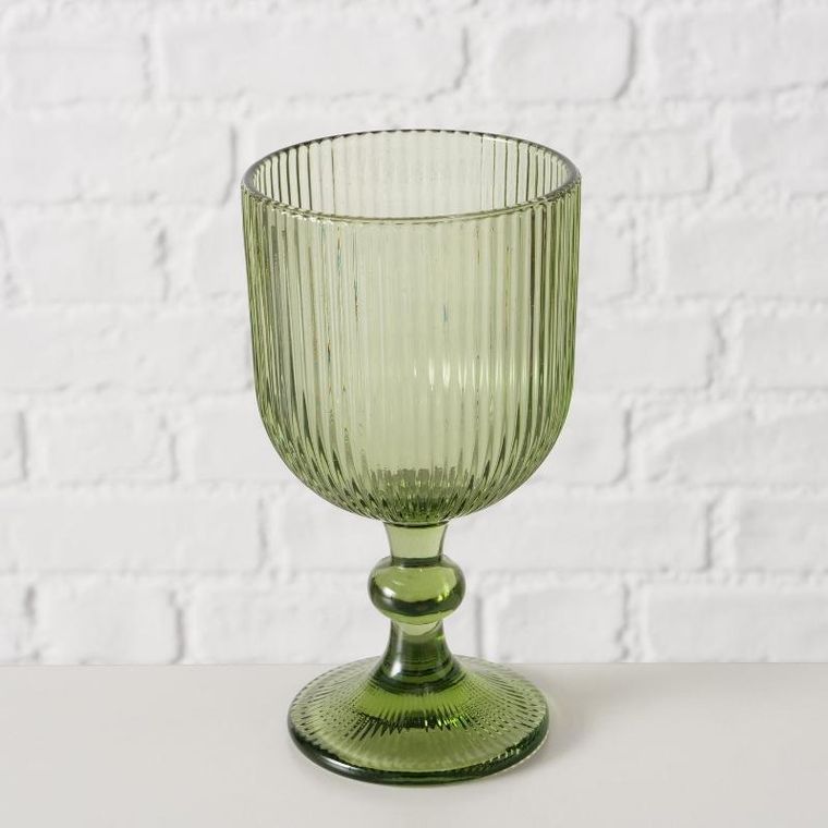 Boltze, Rigano, kieliszek do wina z ryflowanego szkła