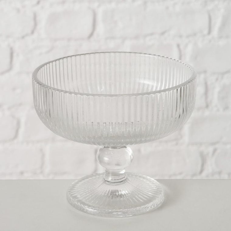 Boltze, Rigano, pucharek prążkowany do deserów, 250 ml