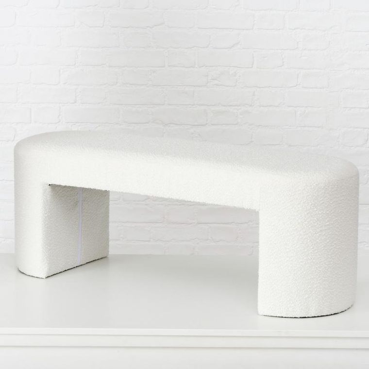 Boltze, Solin, ławka w pluszowym obiciu, 42 cm