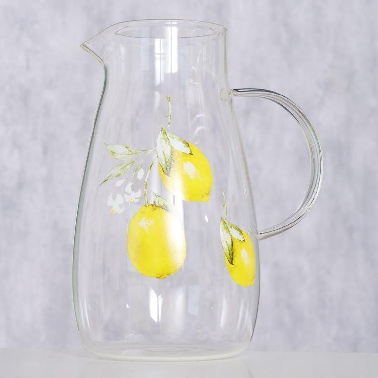Boltze, szklany dzbanek na lemoniadę, Capri, wys. 21 cm