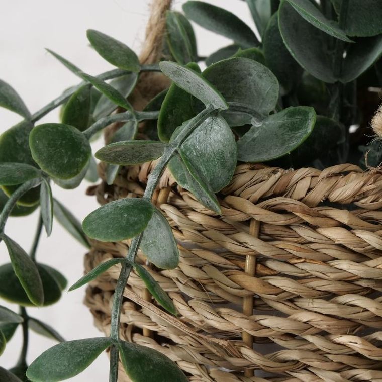 Boltze, sztuczna roślina wisząca, Eucalyptus, 78 cm