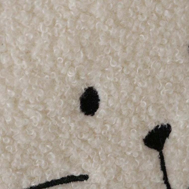 Boltze, tekstylny koszyk na drobiazgi, Nikkel, z motywem królika