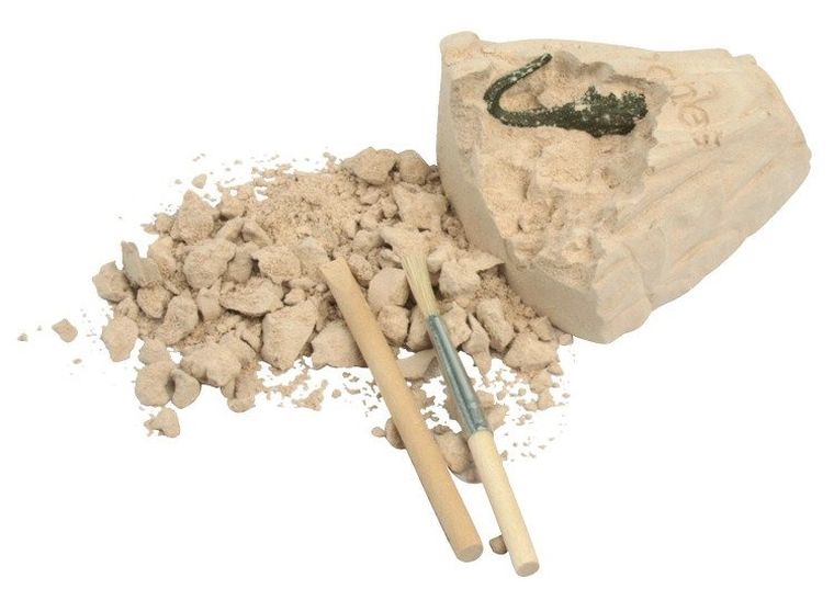 Bones&More, wykopalisko z wulkanu, figurka dizozaura