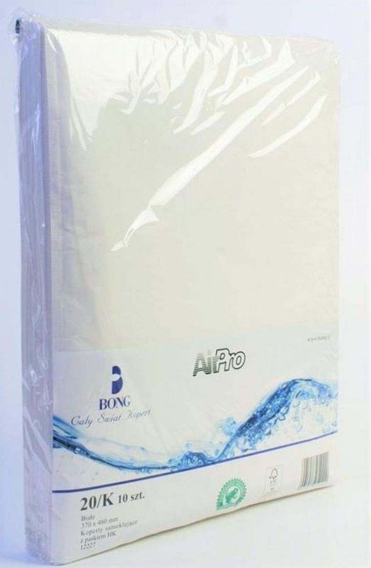 Bong, koperta powietrzna, 37-48 cm