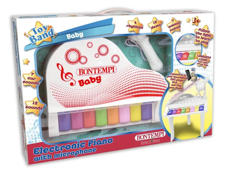 Bontempi Baby, fortepian elektroniczny z mikorofonem