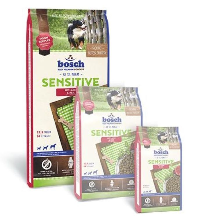 Bosch, karma sucha dla psa, Sensitive, Lamb & Rice, 15 kg