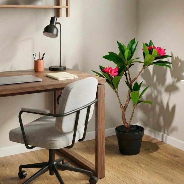 Botanical Decoration, Frangipani, sztuczne drzewko w doniczce, 50-90 cm
