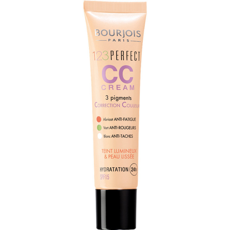 Bourjois, 123 Perfect CC Cream, Krem CC z 3 pigmentami korygującymi, nr 32 Light Beige, 30 ml