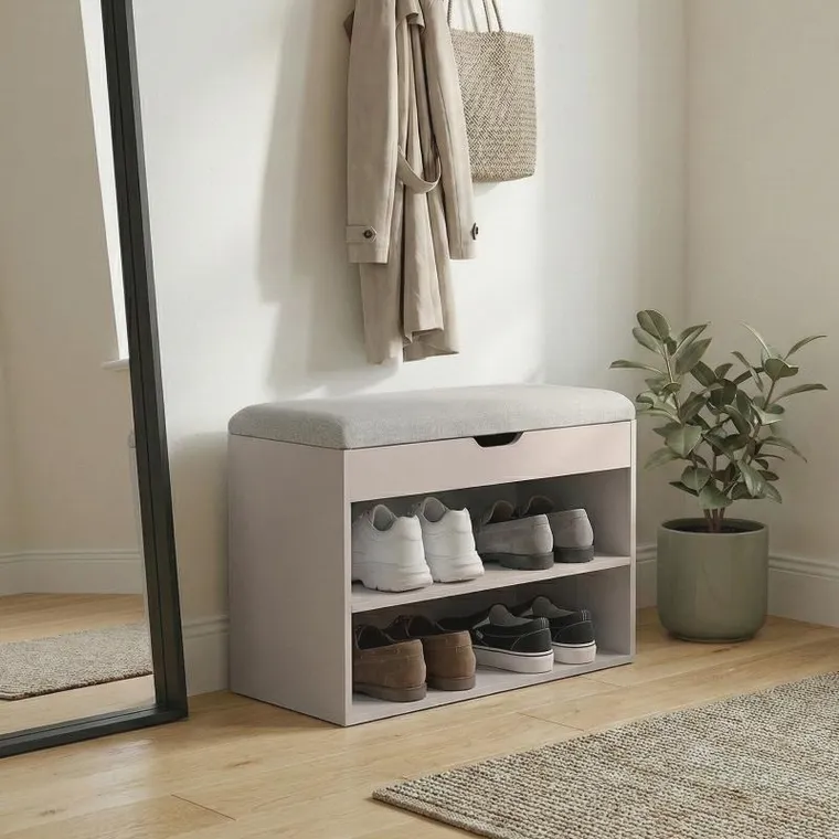 Boximo, Leva, szafka na buty z siedziskiem, 60-30-47 cm