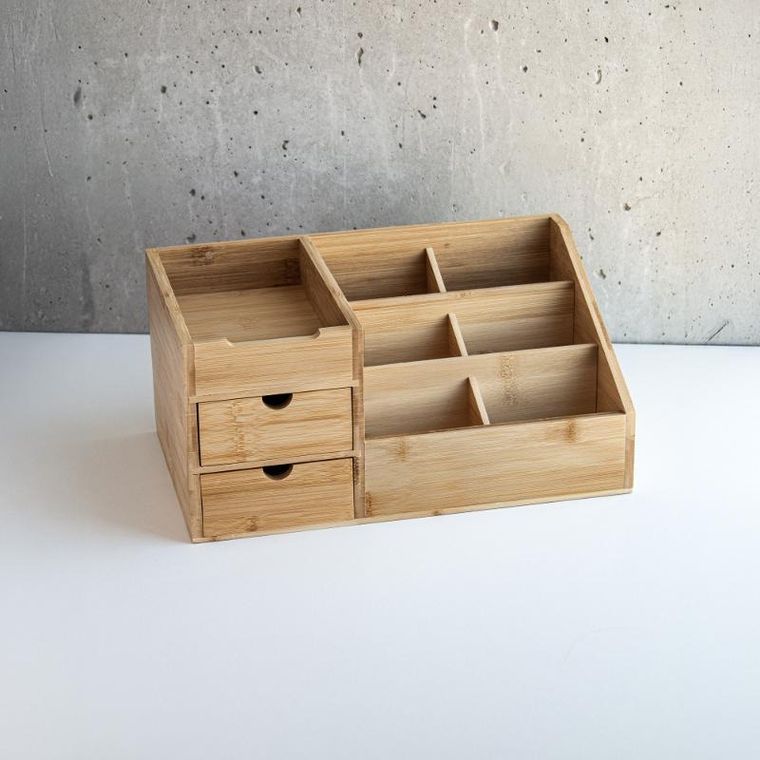 Boximo, Sola, bambusowy organizer z szaufladami