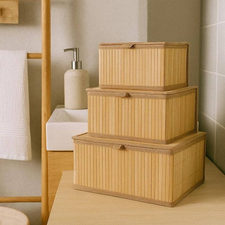 Boximo, Tilva, zestaw zamykanych koszyków w trzech rozmiarach