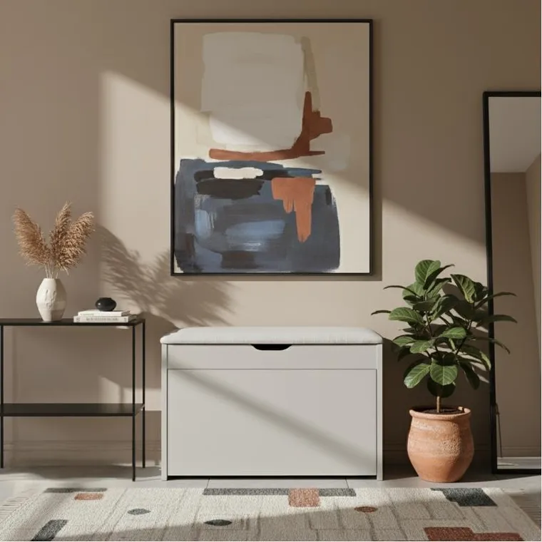 Boximo, Vault, szafka na buty z siedziskiem i wysuwanymi półkami, 57-30-53 cm