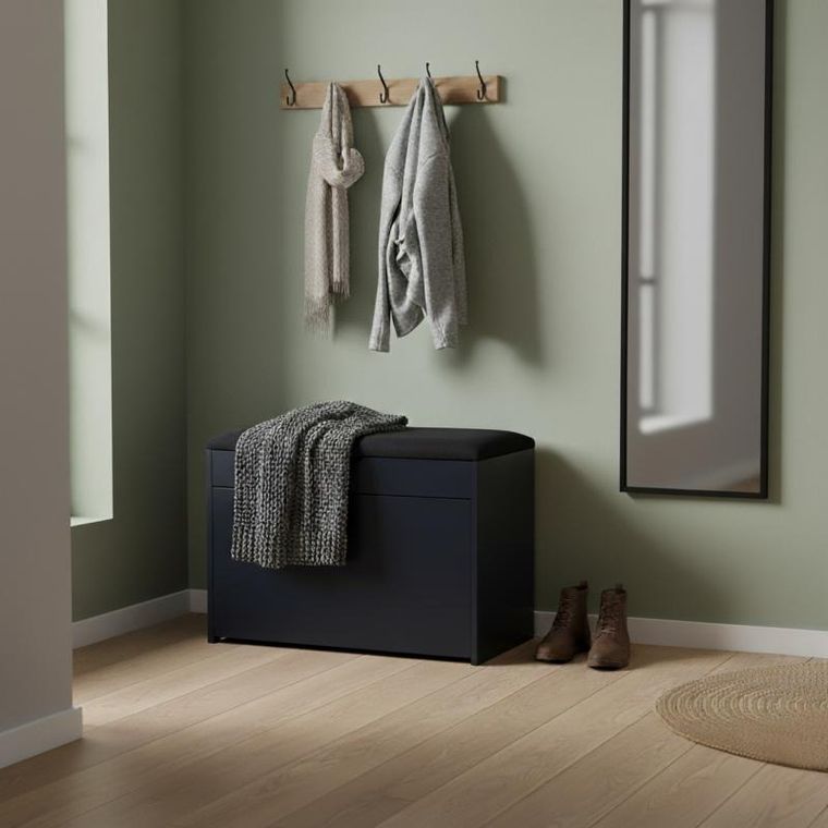 Boximo, Vault, szafka na buty z siedziskiem i wysuwanymi półkami, 57-30-53 cm