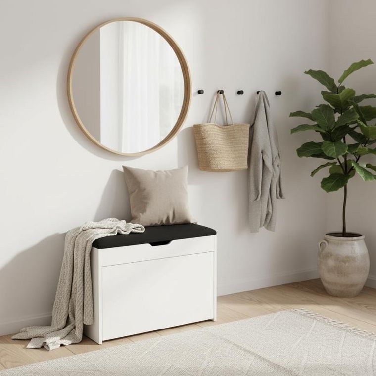 Boximo, Vault, szafka na buty z siedziskiem i wysuwanymi półkami, 57-30-53 cm