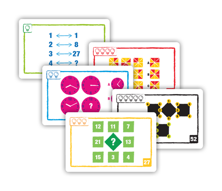 Brain Games, Logic Cards, Yellow, gra karciana