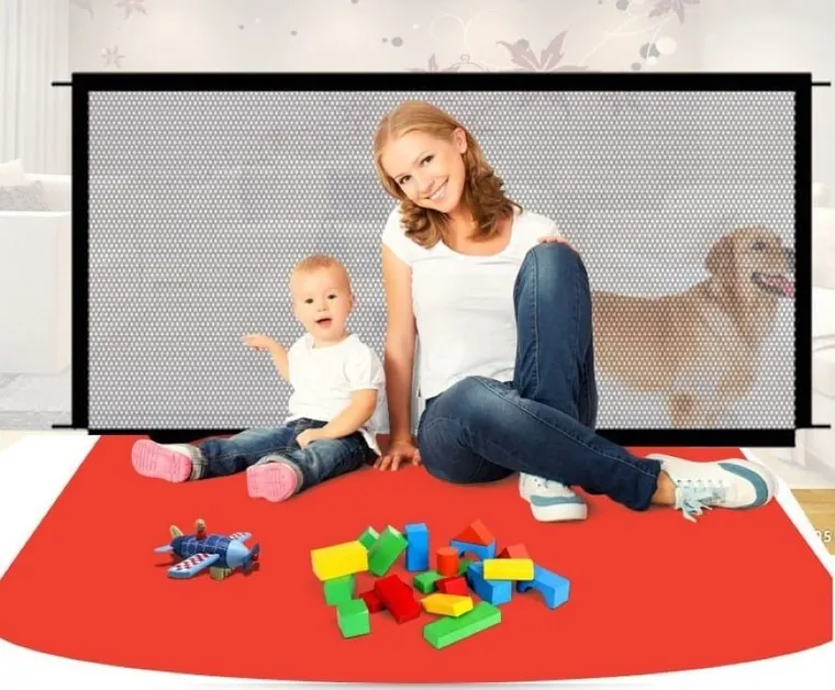 Bramka zabezpieczająca drzwi dla psa, kota, 183-75 cm