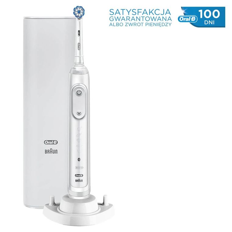 Braun, Oral-B, Genius X 20100S, szczoteczka elektryczna z Bluetooth, white