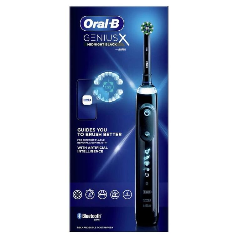 Braun, Oral-B, Genius X, szczoteczka, Midnight Black