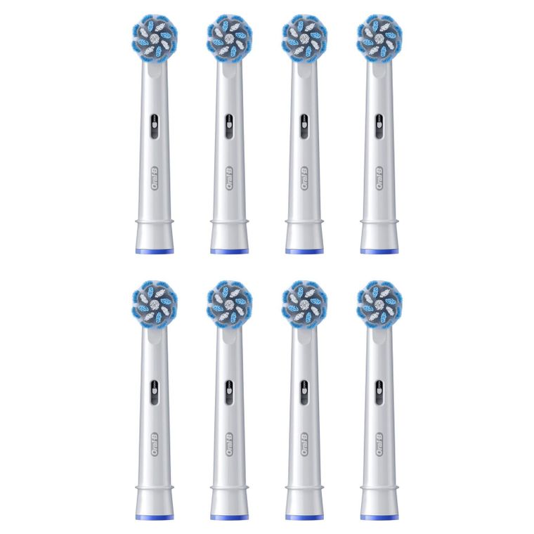 Braun, Oral-B, końcówki do szczoteczki elektrycznej Sensitive Clean, 8 szt.