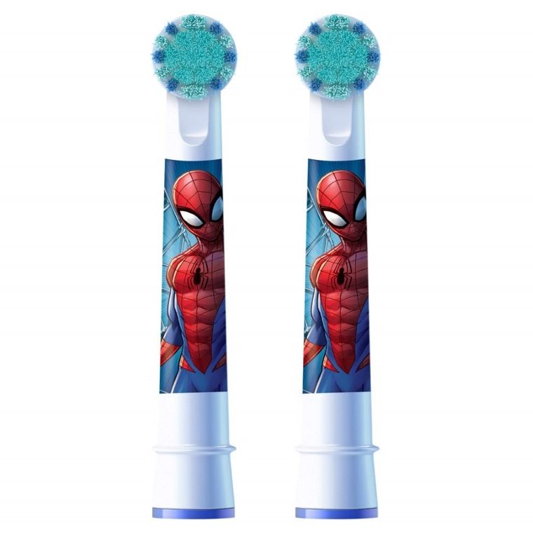 Braun, Oral-B, Spider-Man, EB-10 Stages Power, końcówki do szczoteczki dla dzieci, 2 szt.