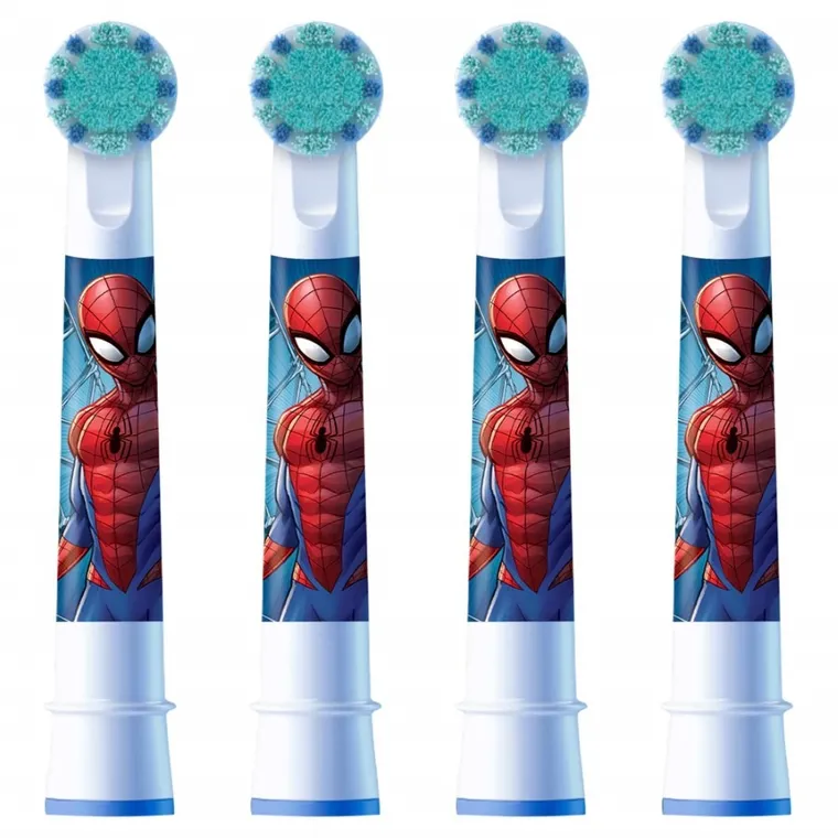 Braun, Oral-B, Spider-Man, EB-10 Stages Power, końcówki do szczoteczki dla dzieci, 4 szt.