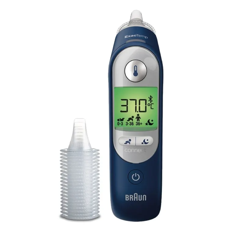 Braun, Thermoscan 7 IRT6575 connect, termometr elektroniczny do ucha z Bluetooth oraz aplikacją