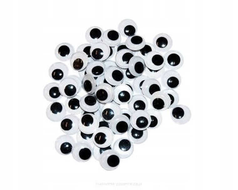 Brewis, ruchome oczka, 14 mm, 60 szt.