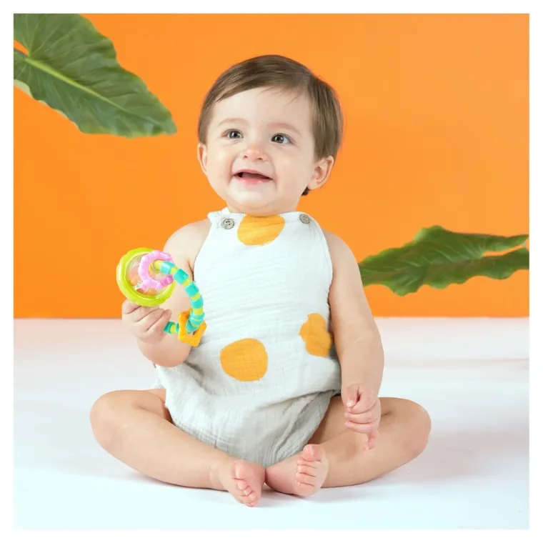 Bright Starts, grzechotka owalna, gryzak