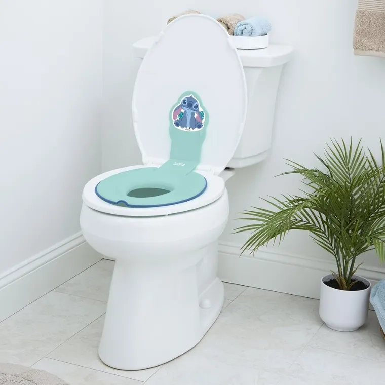 Bright Starts, Lilo i Stitch, Flip & Sit, nakładka na toaletę, 18m+