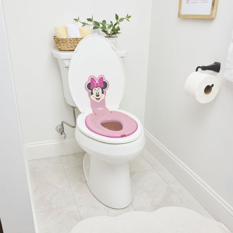 Bright Starts, Myszka Minnie, Flip & Sit, nakładka na toaletę, 18m+