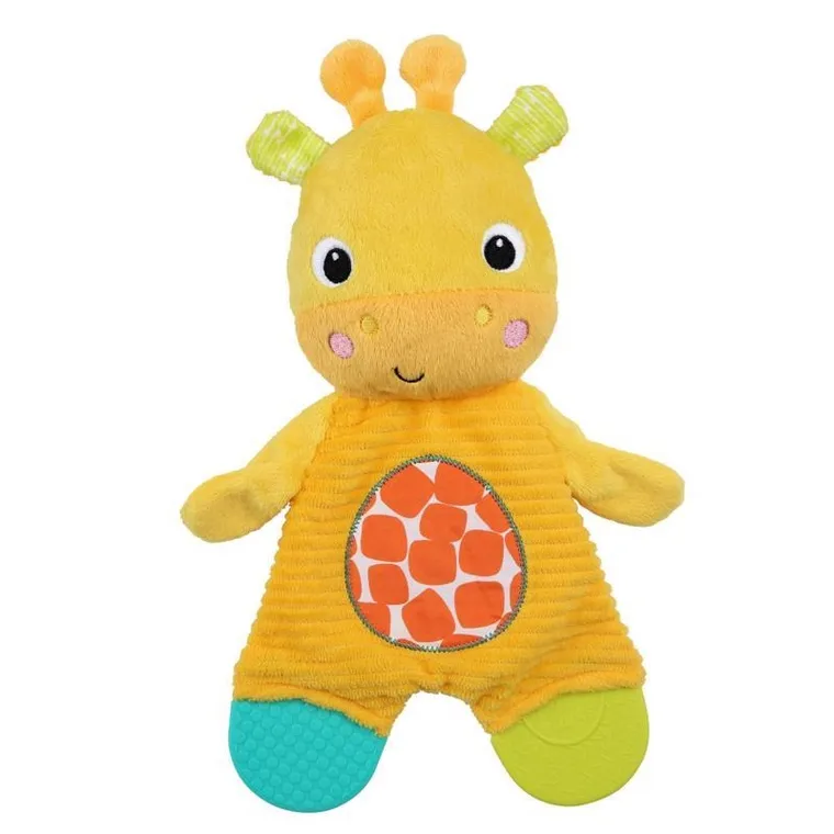 Bright Starts, Żyrafa, pluszowy gryzak, sensoryczna przytulanka