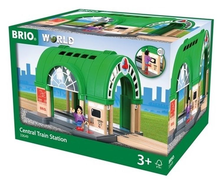 Brio World, Dworzec Główny, zabawka drewniana