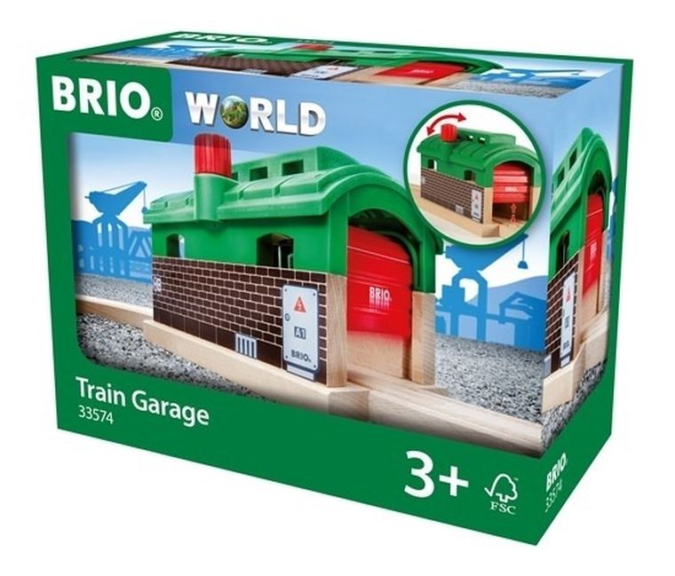 Brio World, Garaż dla lokomotywy, zabawka drewniana