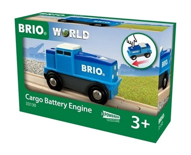 Brio World, Lokomotywa cargo, zabawka drewniana