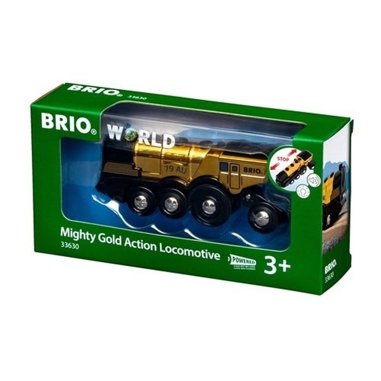 Brio, World, Mighty Gold, złota lokomotywa